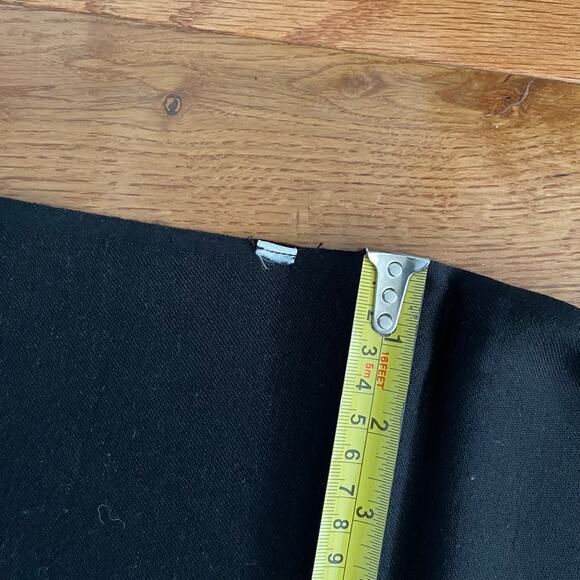 Black Scarf w/ Fringe Womens One Size Minimalist Casual Basic Simple Soft Wrap - Picture 4 of 7